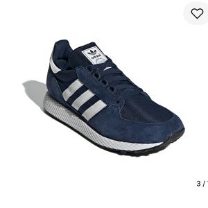 Adidas FOREST GROVE SHOES, Collegiate Navy, Running White, Core Black, 12